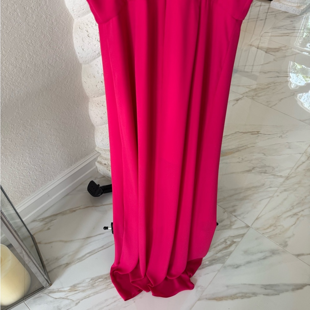 Halston Heritage Vibrant Pink Dress